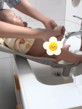 #婴儿#洗屁屁#神器 宝宝洗屁股盆儿童新生儿洗pp支架浴盆男女孩#可坐躺#好物推荐
