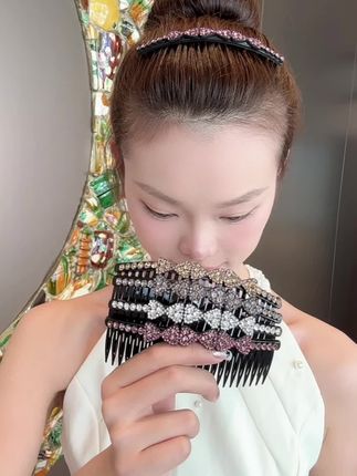 夏日必备碎发神器#头饰发饰 #简单好看发型 #优雅气质