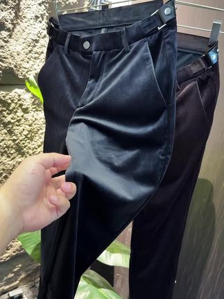 #秋季新款#秋季穿搭 #丝绒休闲裤