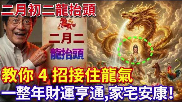 第132集:二月二龙抬头,4件事千万别做!家中两种东西千万不能动!否则一年财运全毁.