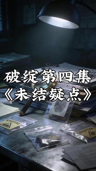 破绽,第4集,《未结疑点》#悬疑推理 #破案故事 #故事分享 #热门话题