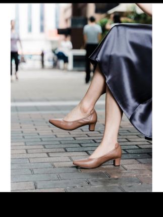 壹家shoes040001气质羊皮/羊绒小枕头单鞋4cm防磨脚防掉跟高跟鞋#新款分享 #好鞋推荐 #好穿又好搭 #好穿不累脚 #爆款热卖中