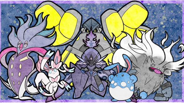 procreate 朱紫钛晶坑六干将
#宝可梦 #宝可梦朱紫 #苍炎刃鬼 #仙子伊布 #procreate绘画