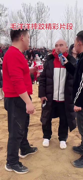 毛洋洋摔跤精彩片段#摔跤