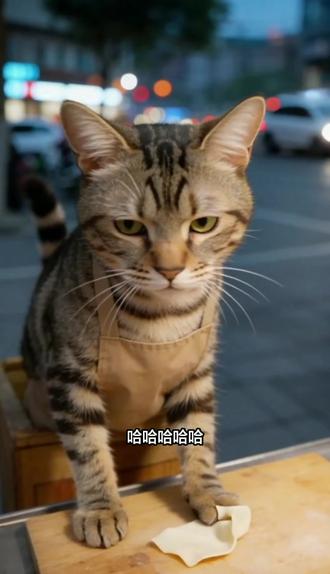 #AI街头馄饨摊的日常 #谁家萌宝还没个绝活了 #随变ai随便玩