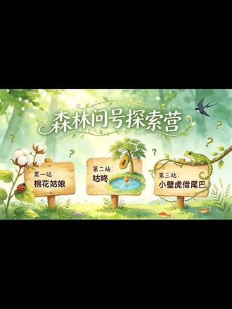 《棉花姑娘》公开课太会了!七星瓢虫破案超有趣 不想公开课翻车?直接抄这份设计↓
🔍 任务一:复习闯关,激活侦探
开火车认词+填空回顾+写“身、星”字——闯关成功才能当小侦探,娃的注意力一秒拉满。
🔍 任务二:研读对话,推理探案
三次求助,三次“对不起”。表格一填,娃自己就推理出“为什么帮不了”,祈使句朗读练到骨子里。
🔍 任务三:真相大白,积累语言
七星瓢虫一出现,全班破案成功。顺便把“碧绿碧绿”“雪白雪白”仿说个够,火红火红、金黄金黄张嘴就来。#一下棉花姑娘公开课#棉花姑娘公开课#一年级语文公开课#棉花姑娘公开课课件 #棉花姑娘