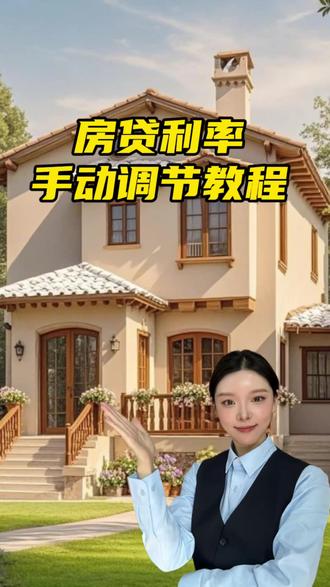 房贷利率调节教程#房贷利率下调 #房产干货知识盘点 #一分钟干货教学