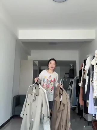无限回购的宝藏单品风衣外套#无限回购的宝藏单品 #外套穿搭 #显高显瘦穿搭 #小个子显高显瘦穿搭 #源头实力厂家