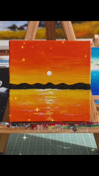 超级简单又好看的一幅落日晚霞🌇,三岁小朋友都能学会🎨🎨 绝对的有手就行😎😎
喜欢画画的朋友快动手试试吧😘😘#原来画画如此简单 #跟着抖音学画画 #丙烯画教程 #画画其实很简单 #落日晚霞