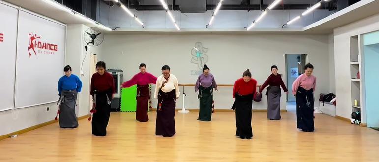 学习卓热查姆·扎西泽仁新舞《向巴》#日常练习