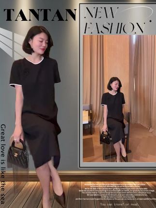 #连衣裙 #纯色连衣裙 #显瘦穿搭 #女装 #爆款热卖中