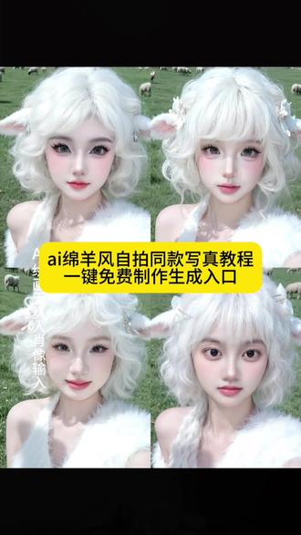 ai绵羊绘画AI绵羊系壁纸AI绵羊系头像抖音AI创作羊羊ai绵羊AI绵羊制作AI小绵羊生成照片,AI绵羊视频AI绵羊毛AI绵羊形像怎么生成呀?羊毛卷发自拍。#即梦ai #ai绵羊系自拍 #绵羊 #懒羊羊 #美羊羊拟人