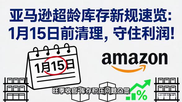 亚马逊超龄库存新规速览:1月15日前清理,守住利润!#美国亚马逊#海外仓#