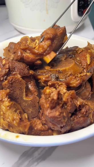 酱大骨 软烂脱骨 好吃😋 周五愉快😊