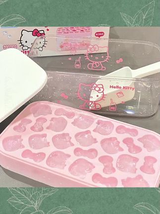 #hellokitty 三丽欧Hellokitty硅胶模具可爱冰格冰块制冰椰奶冻冰膜 #模具 #冰块模具 #硅胶模具 #可爱