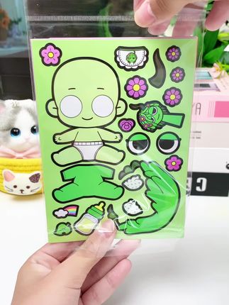又大又漂亮的节奏盒子贴纸好玩又解压,快来一起玩 #儿童贴纸 #儿童玩具 #节奏盒子 #手工DIY