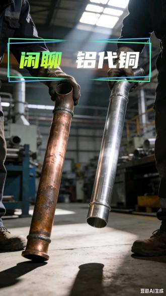 今日话题:铝代铜 #铝代铜 #制冷设备 #空调 #冷库机组厂家 #制冷压缩机