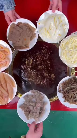 【畅吃五件套组合】火锅食材黑白千层肚毛肚黄喉 固形物含量80%以上