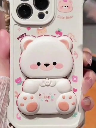 姐妹们心仪的手机壳来了,360旋转支架解放 你的双手,四角气囊保护你的手机,还隐藏化 妆镜哟,喜欢的安排上吧