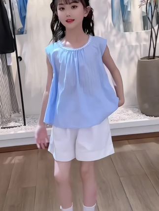 #创作灵感 #女童套装 #童装 #夏季穿搭 #生女儿就是用来打扮的