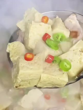 【老豆翁】正宗东北卤水冻豆腐 火锅食材 东北特产 切块 手工制作#冻豆腐#卤水豆腐#老豆翁