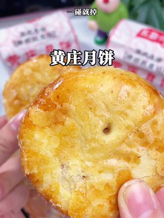 是谁还没吃过这个石家庄的黄庄月饼,真的外面的皮酥到掉渣,里面还有满满的咸蛋黄馅。沙沙的口感超级好吃!#黄庄月饼 #月饼 #满满的馅料 #好吃到停不下来