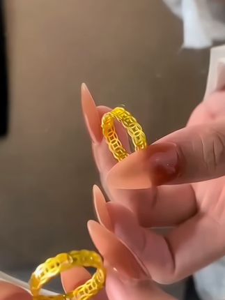 #戒指 #金色戒指#戒指控 #戒指推荐