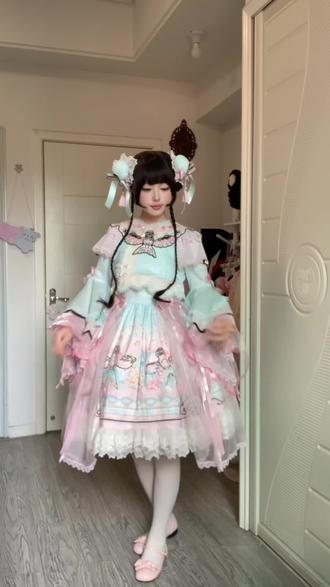 甄嬛传联名款再贩真的强推淳儿款!#lo裙安利 #lolita日常 #甄嬛传联名lo #甄嬛传联名淳儿