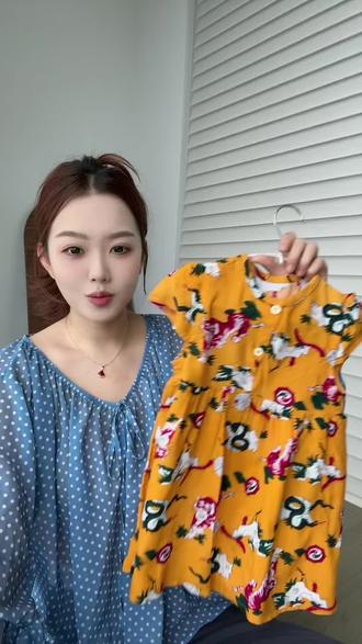 端午节五毒老虎衣,传统漂亮的花纹结合时尚小女薄款式#老虎衣 #端午节