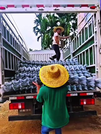 热镀锌铁丝网格养殖围栏圈牛羊鸡鸭果园隔离防护钢丝网防锈勾花#勾花网厂家 #勾花网围网