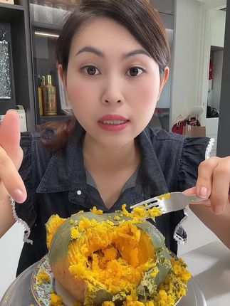 又粉又甜的银栗南瓜,品质特别好,喜欢的姐妹放心拍! #银栗南瓜