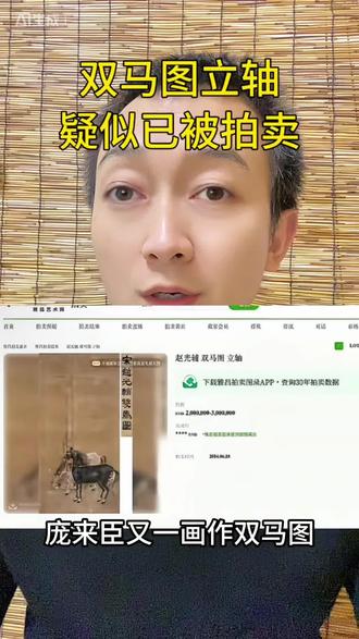 双马图也被拍卖,南京博物馆该出来给大家一个说法了#南京 #南京博物馆 #双马图 #文物