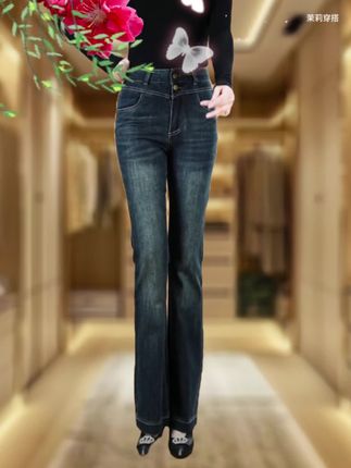 #牛仔裤穿搭 #简约大气 #女性穿搭 #牛仔裤 #显高显瘦显腿长