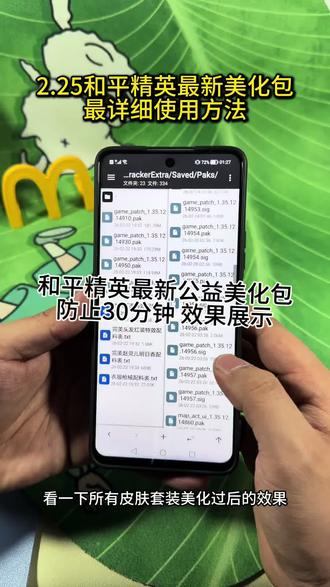 2月25号 和平最新美化包手机详细使用教程来喽 超百款皮肤免费美化 #和平精英 #美化包分享 #和平精英的一个菜鸟日常#和平精英美化包