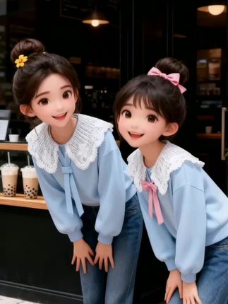 #高品质童装 #生女儿就要这样穿 #女童卫衣 #春秋穿搭 #女童穿搭