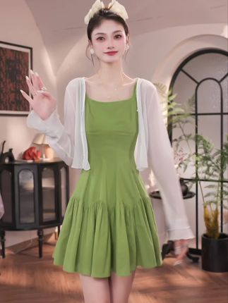 不说永远 在每个瞬间 #甜美穿搭 #出游穿搭 #超仙连衣裙 #精致穿搭 #高级感穿搭