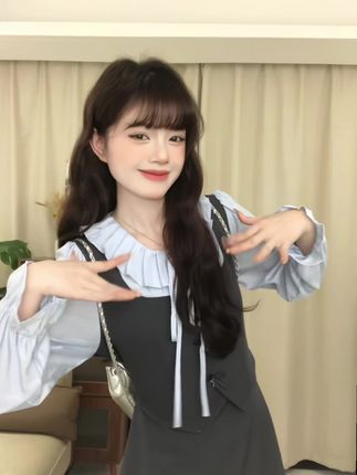 #清纯甜美 #森系少女 #今日穿搭 ❤️#韩系穿搭 #温柔风穿搭