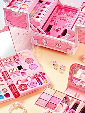#益智玩具 儿童套装化妆品玩具可水洗彩妆盒公主宝宝全套女孩子生日礼物眼影#女孩玩具 #儿童玩具 #儿童化妆品玩具 #化妆品玩具