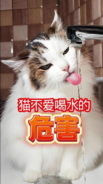 猫咪一定要养成爱喝水的好习惯#真实生活分享计划 #猫不喝水 #养猫人