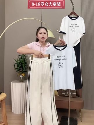 女童夏季穿搭2025新款青少年初高中生女孩时尚洋气字母短袖休闲裤#女童夏季套装 #女童休闲裤 #女童短袖 #青少年短袖套装 #青少年休闲裤