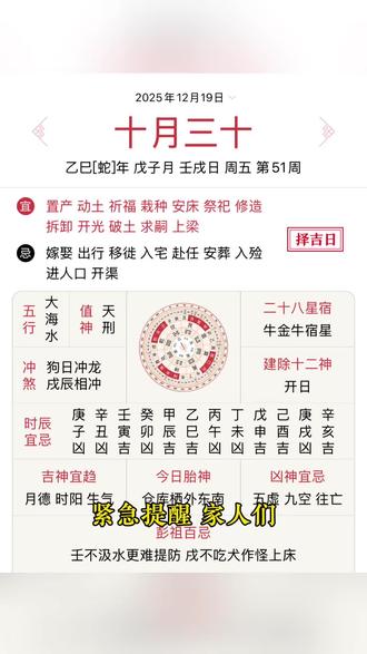 2025年老黄历解读。#黄历