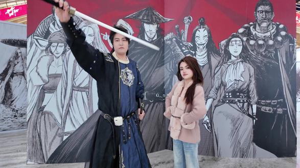 在成都,我闯进了《镖人》的热血江湖#环球贺岁武林大会#环球中心