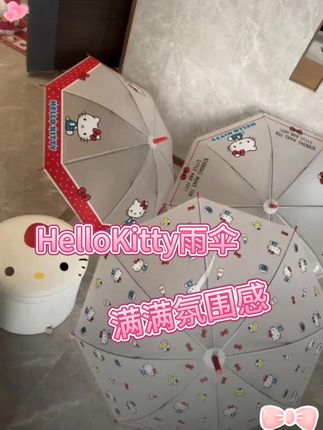 #雨伞 #雨伞推荐 #满满氛围感 #拍照出片 #Kitty雨伞