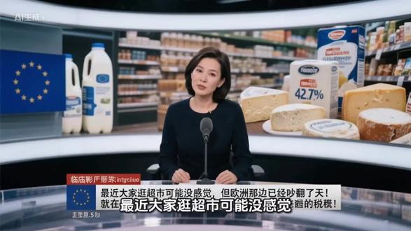 #中欧贸易摩擦升级 #中国精准反制欧盟关税 #法国牛奶涨价真相 #贸易战没有赢家