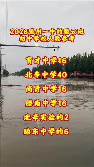 2026滕州一中的腾云班初中学校人数参,有还没有得到消息的家长也不要焦虑,慢慢去做就好加油#滕州一中 #家长必读