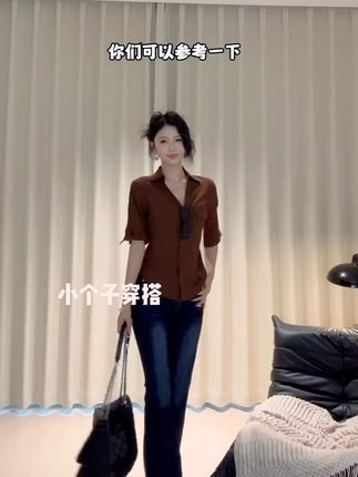 巨显瘦 可以从夏天穿到秋天的一条牛仔裤 #显高显瘦 #牛仔裤 #设计感牛仔裤 #显瘦裤子