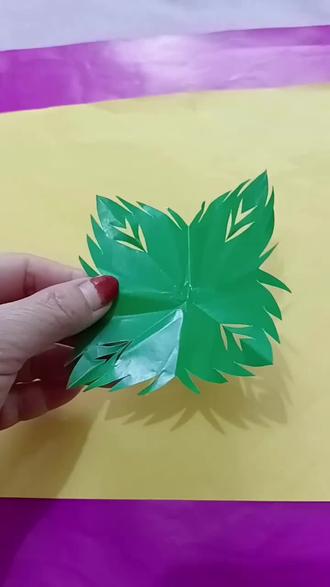 叶子集锦,不会的家人剪吧!#手工