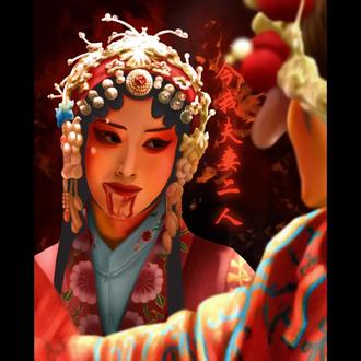 今我夫妻二人,眼神真杀人
#enemy #夏天妹妹 #煎饼果仔 #板绘 #厚涂