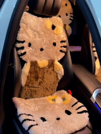 冬天来啦,车里怎么能少得了这款冬季羊毛坐垫呢,也太可爱好看啦#冬季坐垫 #羊毛坐垫 #汽车坐垫 #女生车内饰 #汽车用品