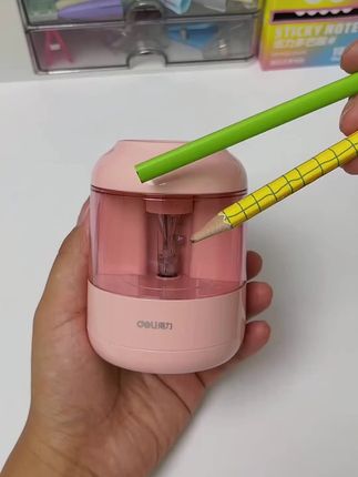 得力电动卷笔刀铅笔削笔器小学生削铅笔刀自动削笔机耐用省#卷笔刀#削笔器#电动卷笔刀